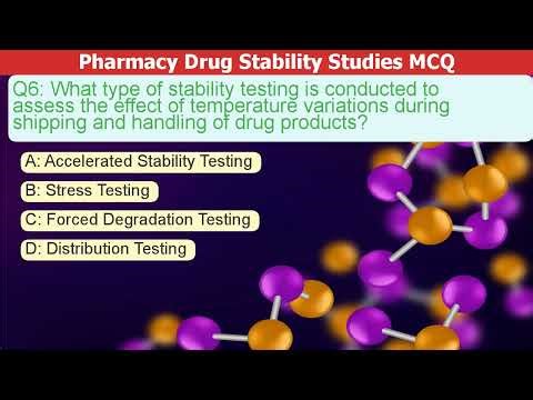 Pharmacy Drug Stability Studies MCQ Practice Questions