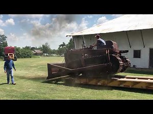 1939 International TD 18 Finally starts and runs on diesel