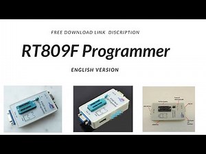 How to download RT809F programmer // latest 2018 //