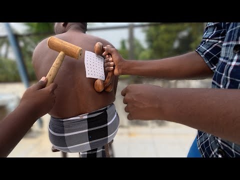 ASMR / back pain relief back massage / help your pain ,