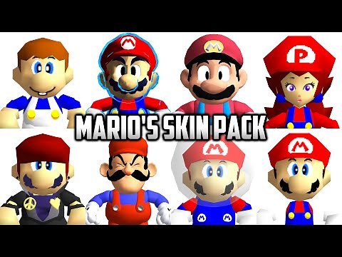 ⭐ Super Mario 64 PC Port - Mario's Skin Pack v1.01
