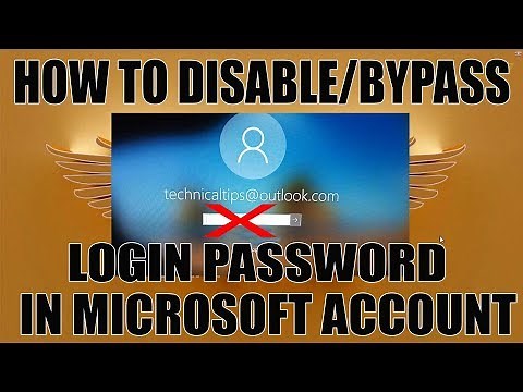 Disable Windows Login Password from Microsoft Account | Windows 10 Version 1903