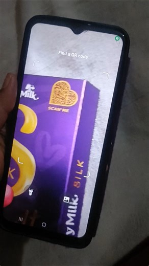 Cadbury Dairy Milk silk Scan QR code😇 #trending #viralvideo #youtubeshorts #shorts #sweet #chocolate