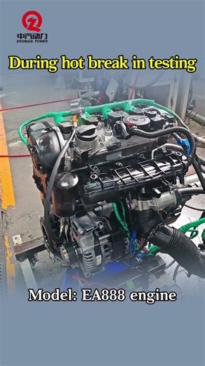 EA888 CJX Engine Hot Break-in Test