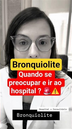 Bronquiolite: quando se preocupar e ir ao hospital 🚨⚠️