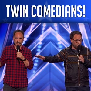 Twin Comedians Audition For America's Got Talent | Comedians Got Talent