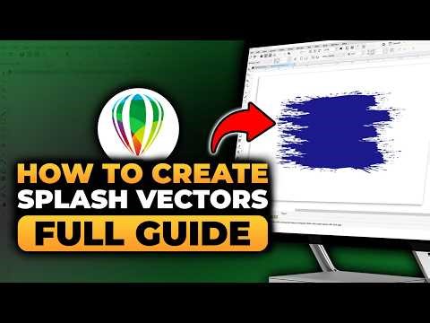 How To Create Splash Vectors in Corel DRAW (FAST & EASY) | 100% WORKS | NO Yapping, To The Point!