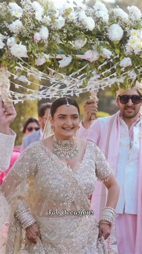 Indian Bridal Entry Goals | Beautiful Bride | Indian Wedding | Couple Goals | Romantic Wedding #fyp