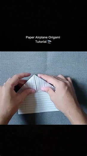 Paper Airplane Origami Tutorial🛬 #diy #shorts