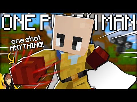 Destroy ANYTHING in ONE Punch in Minecraft!! [1.16.5 - Datapack]
