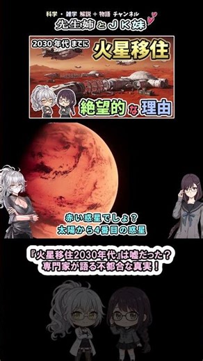 『火星移住2030年代』は嘘だった？ 科学を解き明かすと解る不都合な真実！