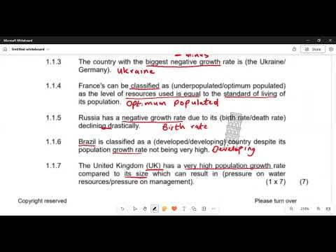 Geography Grade 10 November Paper 2 Term 4