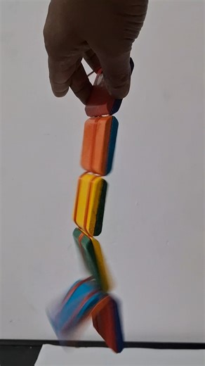 Magical flip! # Jacobs ladder #flip flop # Vintage museum toy #gravity # motion