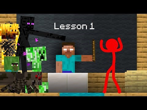 Monster School - Animation vs. Minecraft | AvG Reacts