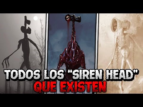 Todas las variantes de Siren Head explicadas | Todos los "SIREN HEAD" que existen