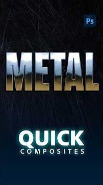 Metallic Text Effect with Photoshop