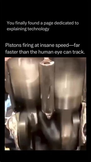 Technology Explained on Instagram: "Follow @explaining.tech to learn everything about technology one post at a time 🧠⚙️ The internal combustion engine is a masterpiece of high-speed survival, operating at a pace that physically defies the human eye’s ability to process motion. When a high-performance engine like the GMA T.50 hits its 12,100 RPM redline, the pistons inside are moving at a velocity that seems impossible for solid metal. At these speeds, a single piston completes over 200 full cyc