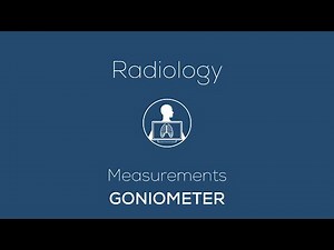 Radiology - Measurements: Goniometer