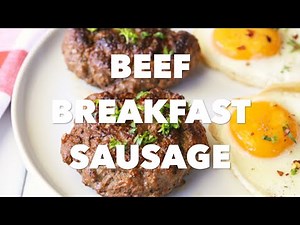 Beef Breakfast Sausage
