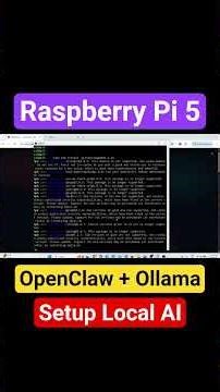 How to Install OpenClaw With Ollama on Raspberry Pi 5 | Local AI Free Offline AI