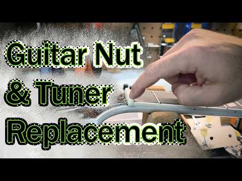 How to Install a New Nut and Tuners | Electric Guitar | ES 335 Rebuild Series