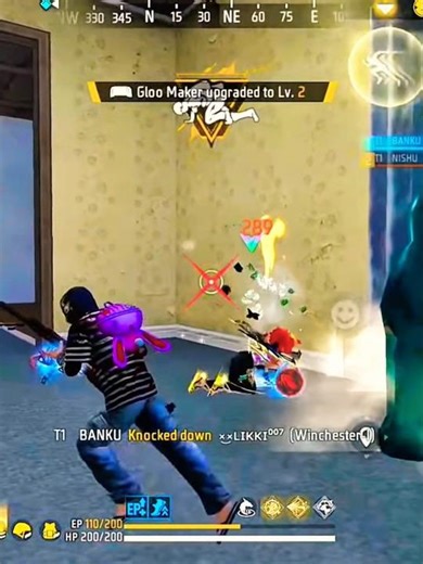 Instant One tap only #freefireindia #ffshorts