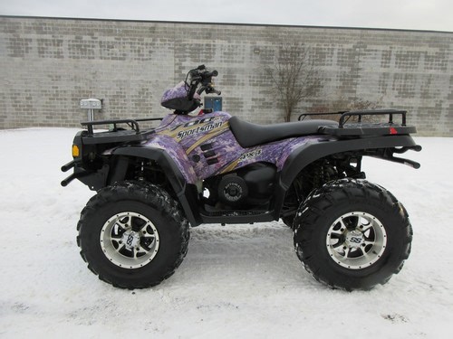 2004 POLARIS SPORTSMAN 700 TWIN HO 4X4 CHEAP SHIP 400mi  ATV 700HO MOSSY OAK XP | eBay