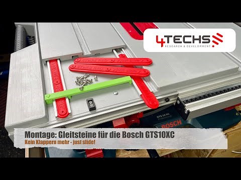 Assembly: Bosch GTS10XC sliding blocks – slide finally free of play