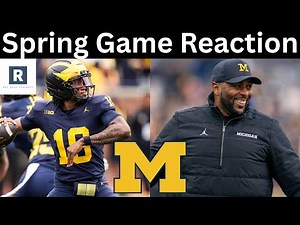 Michigan Football Spring Game REACTION | Bryce Underwoods Debut
