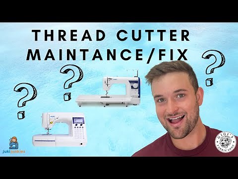 JUKI THREAD CUTTER MAINTENANCE / FIX (TROUBLE SHOOT)