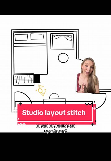 @Laure & Sheldon 🧚‍♀️🩵 I hope it helps! #spaceplanning #interiordesign #studio #apartment