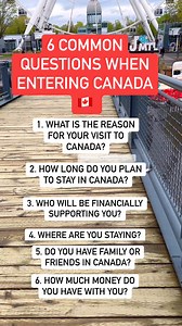 6 Common questions when entering to Canada 🇨🇦 #canada #immigration #tourist #visacanada #canadavisa #ircc #VisitorVisa #touristvisa #VisitCanada #CanadaTouristVisa #canadatravel #canadaimmigration #canadalife #buhaycanada #TravelToCanada #canadareels #viralreels #fbreels #fyp #reels #questionandanswer #trend #virals | Mark Sheril G. Gadingan