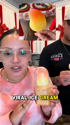 We finally got to try the viral propitious mango ice cream. Taste testing anything with Drew is always a time to be had 😂 #explorepage #viral #mango | Viva Glam Kay