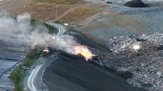 Colerain fire department: No air quality concerns after fire contained at Rumpke landfill
