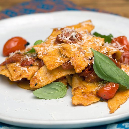 1.9M views · 25K reactions | Hand Torn Pasta is a great dish to make together with your loved one or kids! Save this recipe: https://taste.md/2iZorwO | Tastemade | Facebook