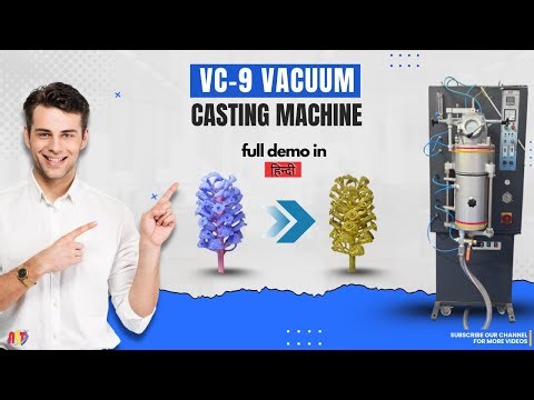 VC-9 Vacuum Casting Machine | Precision Casting Demo for Professional Jewellery Production | Ankitst