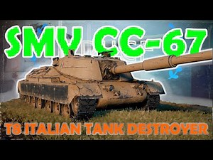 SMV CC-67 | New Italian Tier 8 Tank Destroyer | Wot with BRUCE | World of Tanks Review and Gameplay