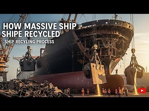 How Giant Ships Are Recycled (Full Process)