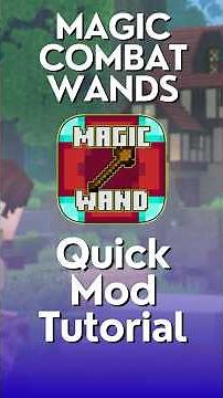 Magic Combat Wands Complete Tutorial #minecraft #moddedminecraft #minecraftmods