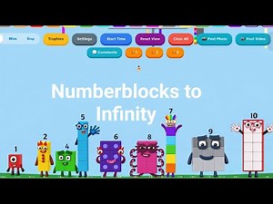 Numberblocks to infinity (Very, very, very, big numberblocks) @noamplay