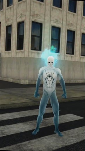 The ghost Spider-Man was swings into buildings #ghost#spiderman #milesmorales #1million