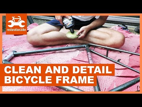 How to clean and detail a bicycle frame