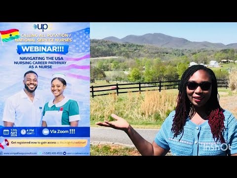 ROTATION NURSES, join this free webinar on navigating USA Nursing Career Pathway #upc #usrn 🇬🇭 🇺🇸