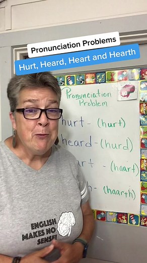 Pronunciation Tips: Hurt, Heard, Heart, and Hearth