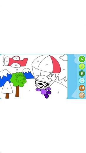 Color by Numbers ✨ From Animation to Coloring