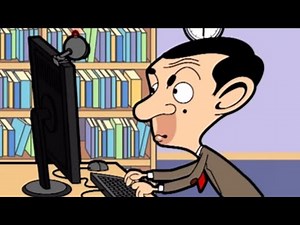 Mr. Bean - Records Himself At the Library