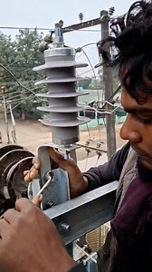 DTR Work LED Isolator Work #electrician #viral #Lineman #reels #electricalwork #electricianwork #electrical #trending #FBVIDEO #ElectricalSafety | Technical Work