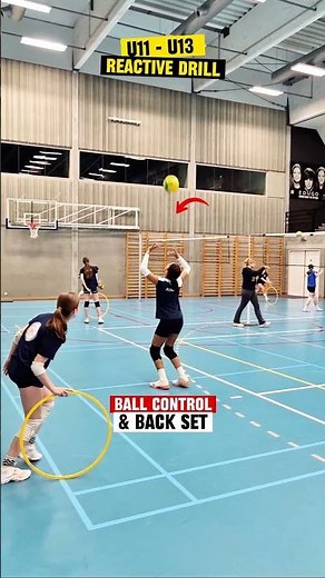 Reactive Ball Control & Back Set Progression | U11–U15 #volleyball