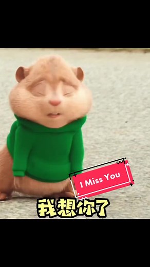 Cute Animated Chipmunk Character Expresses Emotions