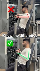 🔥CHEST PRESS MISTAKES! *SAVE 4LATERHere are two common chest press mistakes you should avoid for optimal chest gainsMistake 1X Flaring your elbows outFlaring your elbows out can cause excessive strain on the shoulder joint and can lead to injury.Instead• Keep your elbows tucked Keep your elbows slightly tucked to maintain better shoulder stability and decrease injury risk.Mistake 2* Having a flat backHaving a flat back reduces support and can strain the lower back during the chest press.Instead